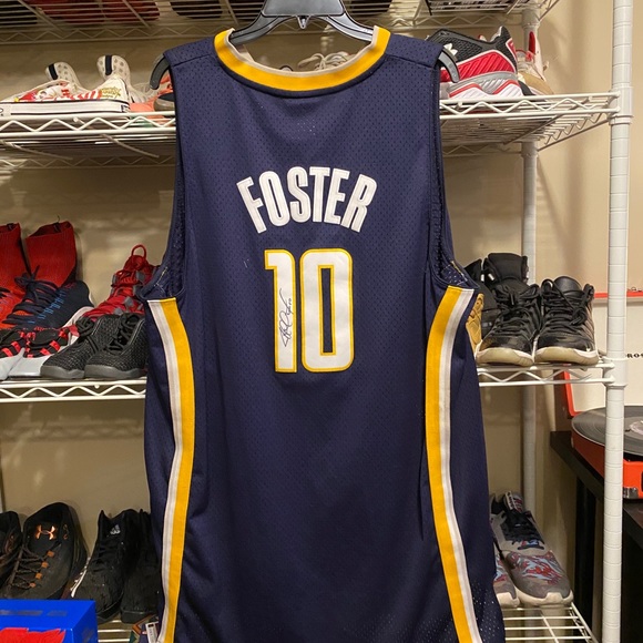 Autographed Jeff Foster Indiana Pacers 
